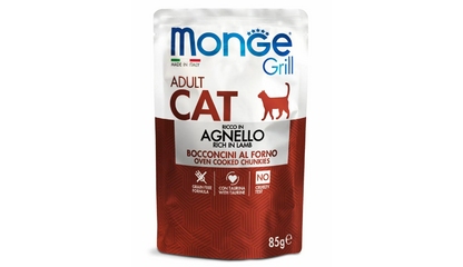 Monge Пауч Grill Adult Cat (Ягненок)