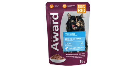 Award Cat Sterilized (Лосось в соусе)