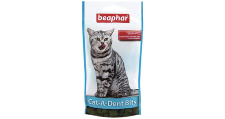 Beaphar Лакомство Cat-A-Dent Bits