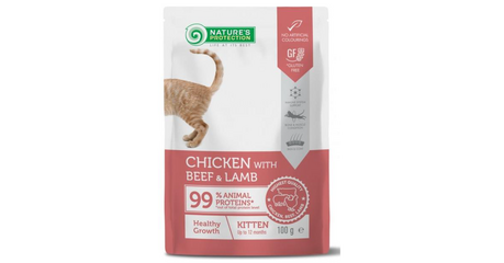 Nature's Protection Healthy Growth Kitten (Курица, говядина, ягненок)