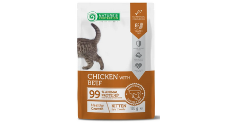  Nature's Protection Консервы Kitten (Курица и говядина)