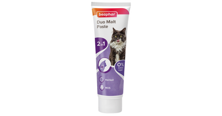  Beaphar Паста для выведения шерсти Duo Malt Paste, 100 г