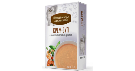 Деревенские лакомства Крем-суп с антарктическим крилем