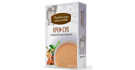 Деревенские лакомства Крем-суп с антарктическим крилем
