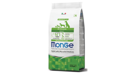 Monge Dog Speciality Adult All Breeds (Кролик, рис)