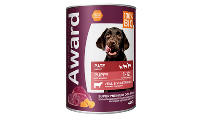 Award Puppy Паштет (Телятина с овощами)
