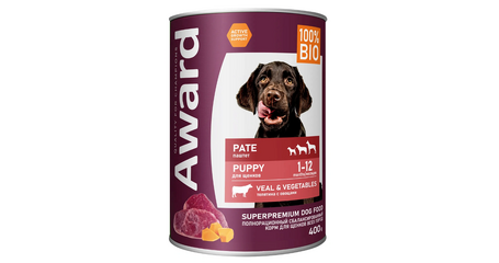 Award Puppy Паштет (Телятина с овощами)