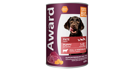 Award Puppy Паштет (Телятина с овощами)