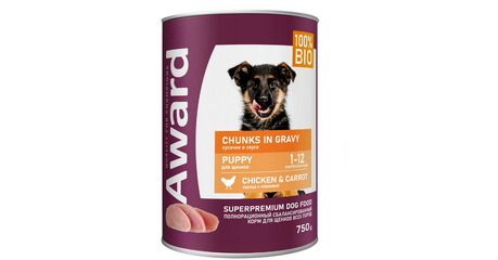  Award Puppy (Курица с морковью в соусе)