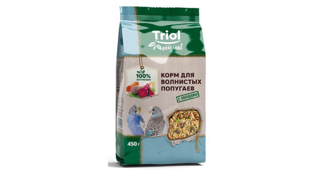 Triol Original Корм для волнистых попугаев с овощами